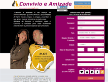 Tablet Screenshot of convivioeamizade.com